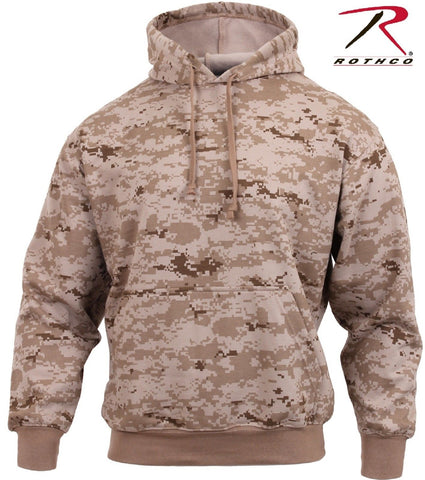 fleece lined camo hoodie