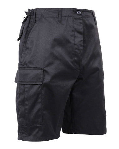 Mens Black BDU Cargo Shorts - Rothco Zip Fly Tactical Combat Shorts 59 ...