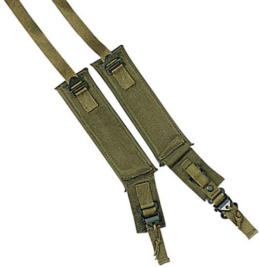 Olive Drab Tactical Combat Suspenders - Rothco Adjustable Gear