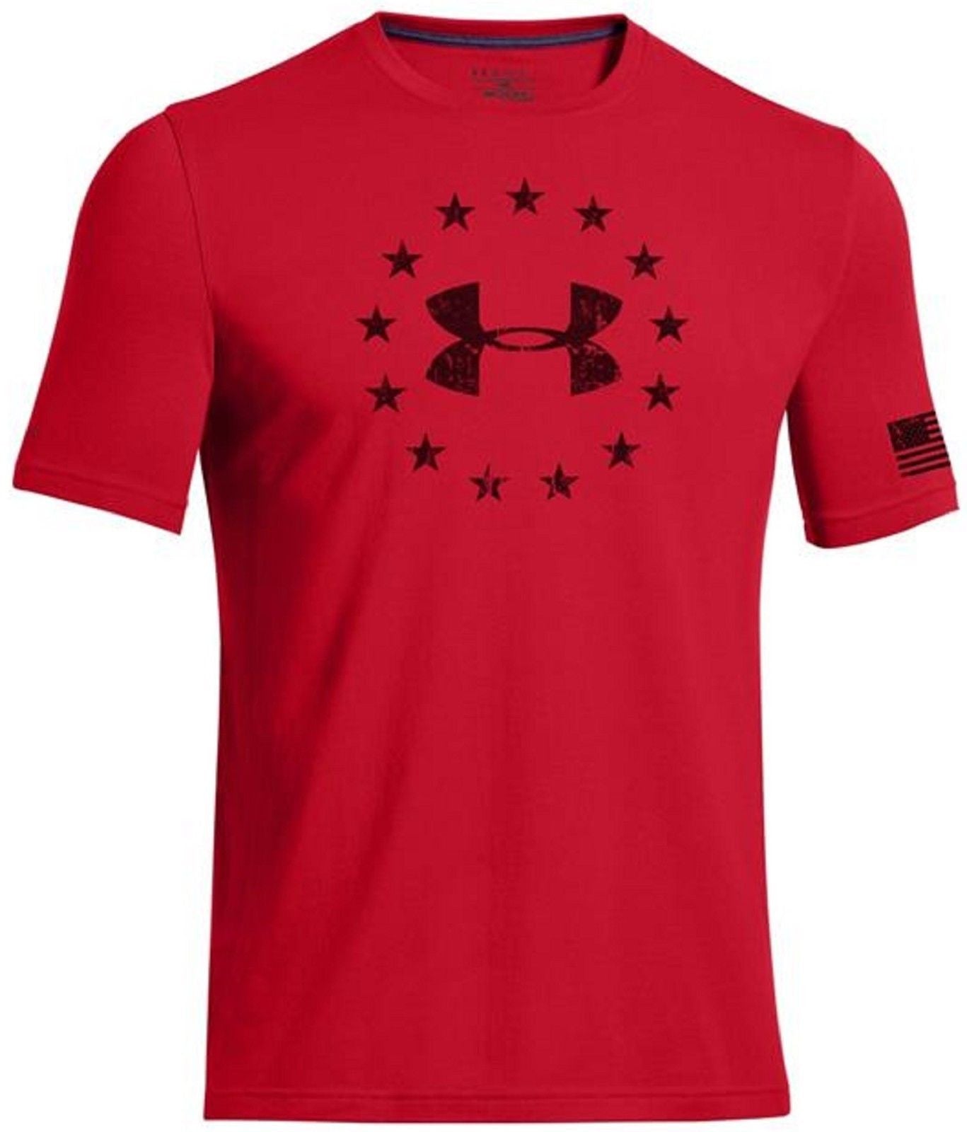 mens red under armour t shirt