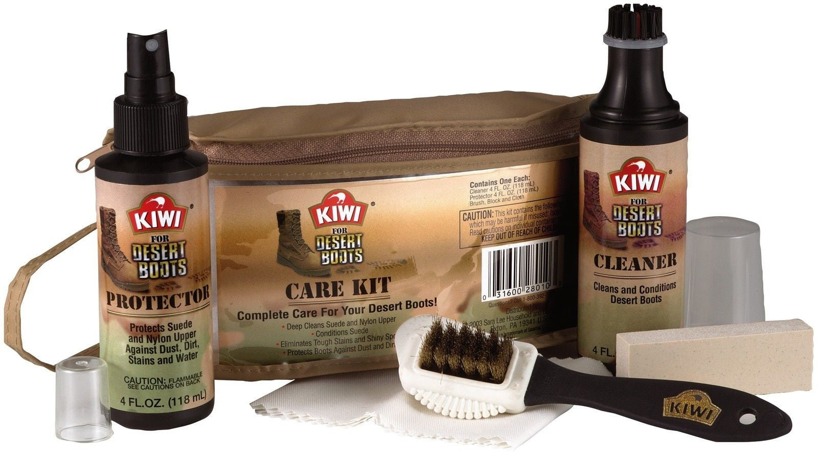 Kiwi Desert Boot Care Kit - Military 