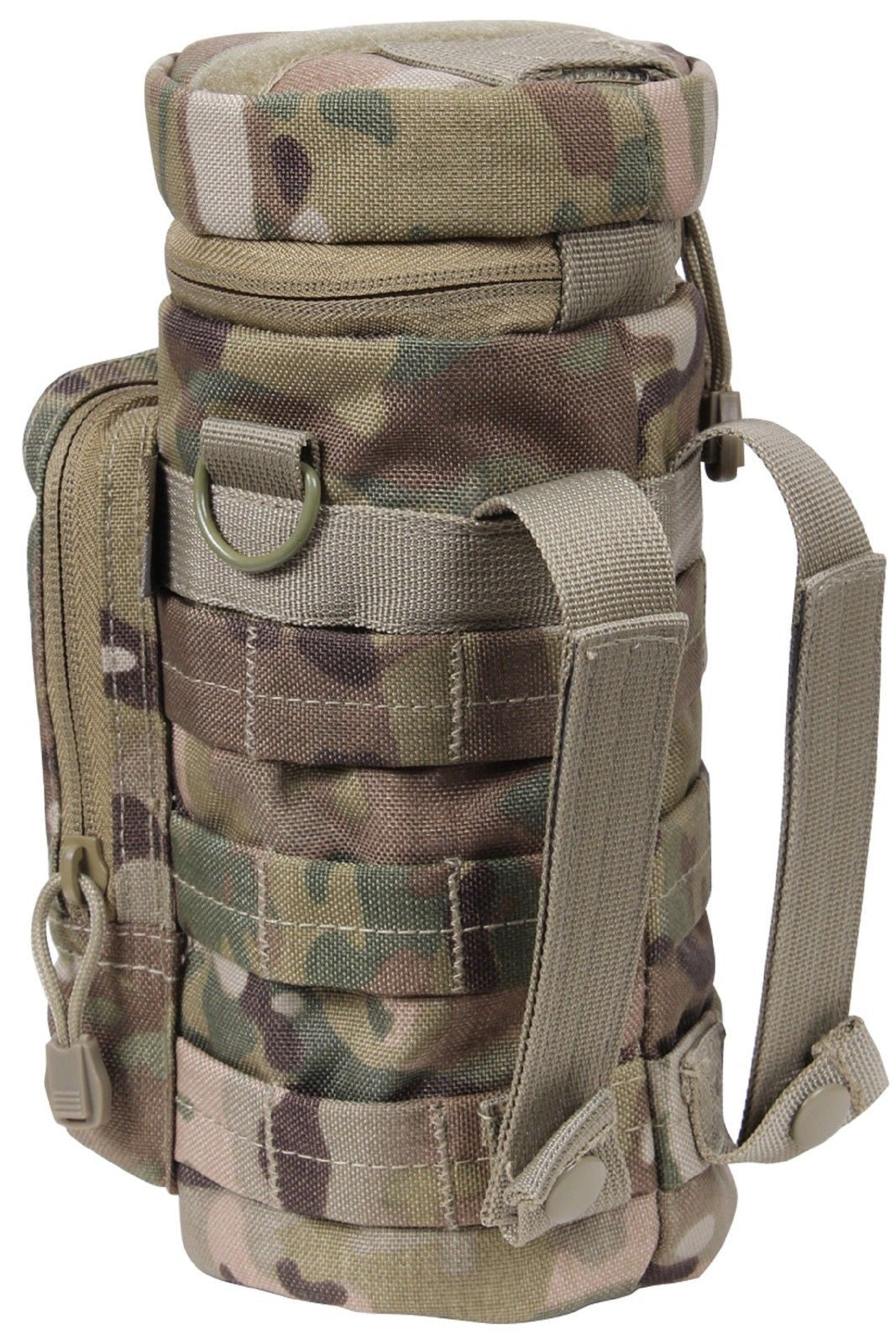 MultiCam MOLLE Compatible Water Bottle Pouch 11" Hunting Camping Tacti