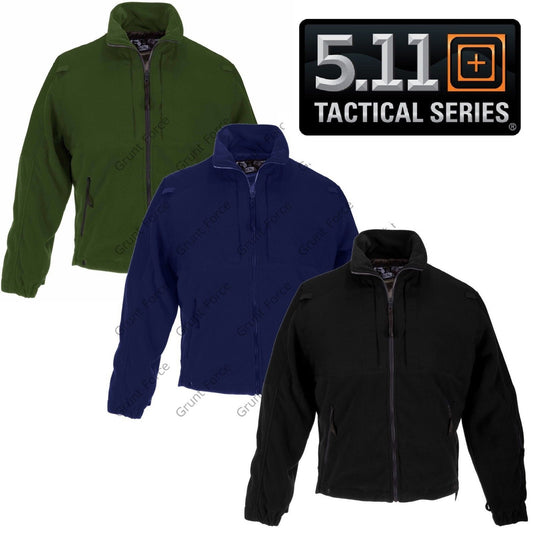  5.11 Tactical Men's 5-in-1 Jacket, Removable Fleece Inner  Liner, Zip-Off Sleeves, Black, X-Small, Style 48017 : Clothing, Shoes &  Jewelry