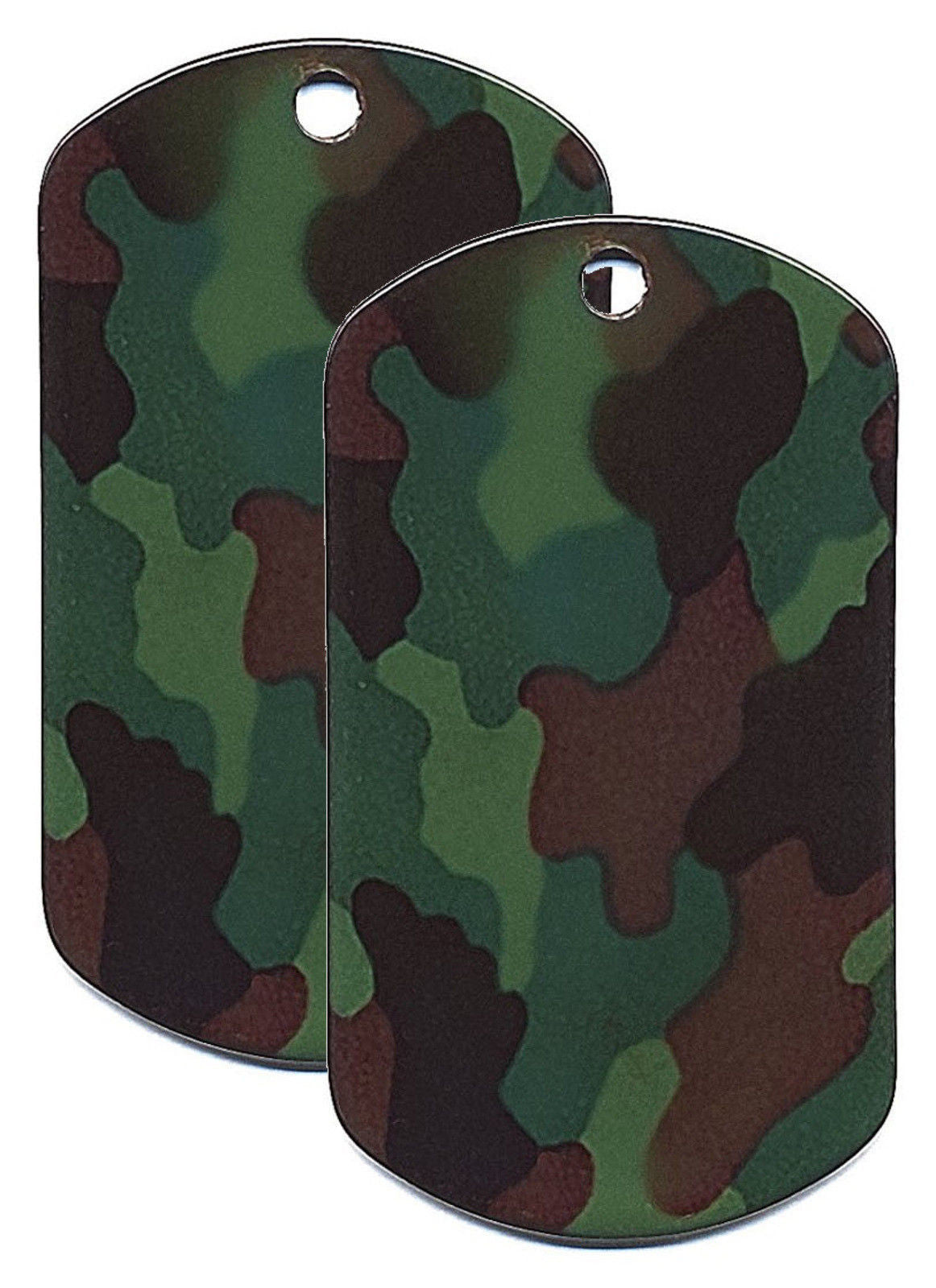 camouflage dog tags