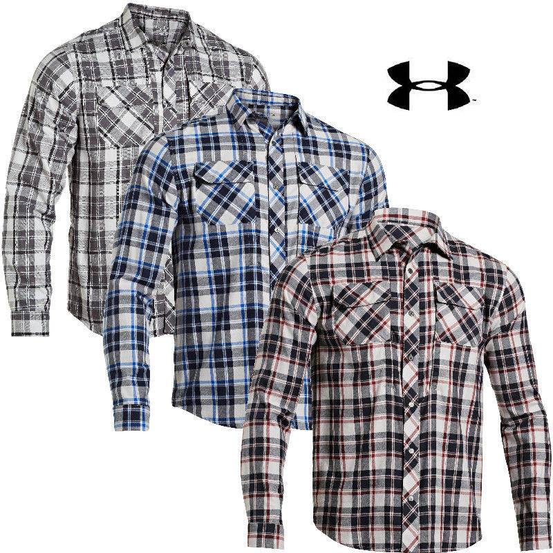 under armour flannel shirts & tops