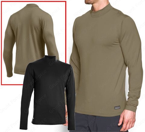 Ua Marine Od Green Large Coldgear Infrared Tactical Fitted Mock