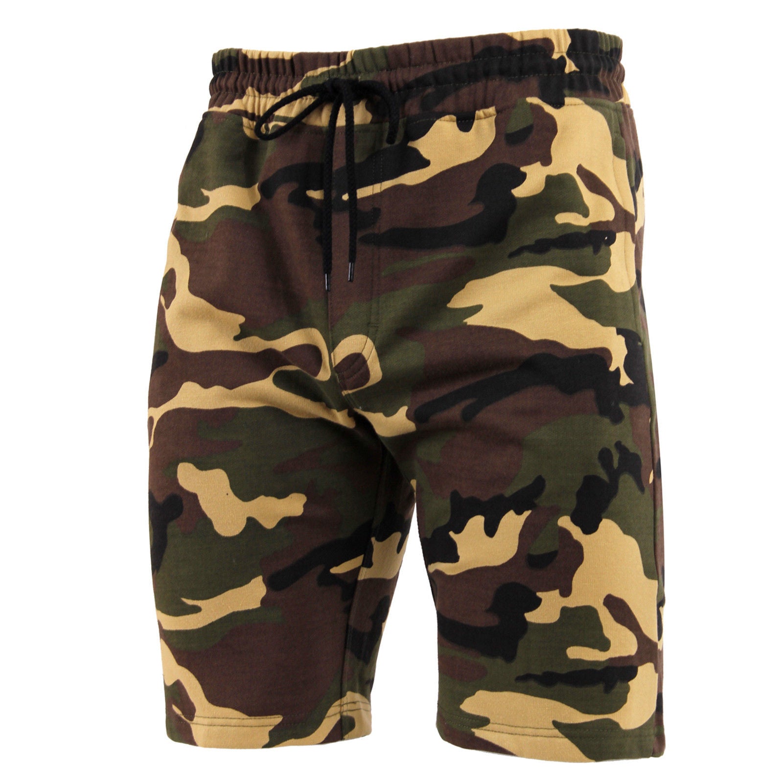 Rothco Men's Camouflage Sweat Shorts - Woodland, Purple or City Camo S ...