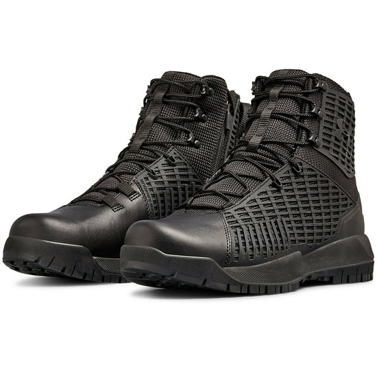 UA Stryker Side-Zip Boot - Under Armour Men’s Tactical Boots in Black ...