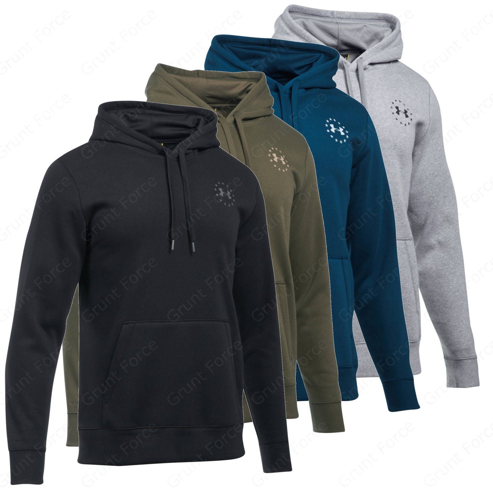 men's ua freedom flag rival hoodie