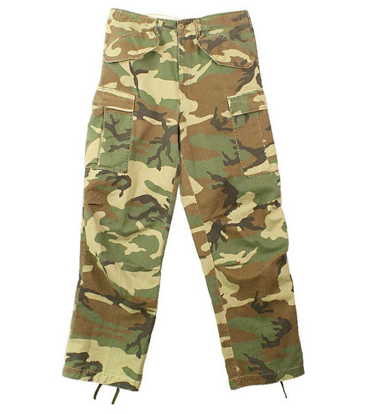 Men's Vintage M-65 Korean War Replica Cargo Field Pants - OD Camo or K ...