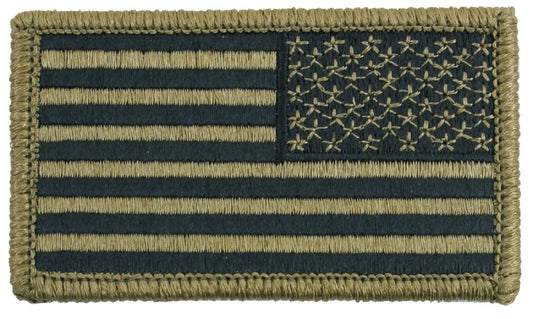 USA American Flag Six Patch Bundle Pack - 6 Velcro Type Tactical Morale  Patches