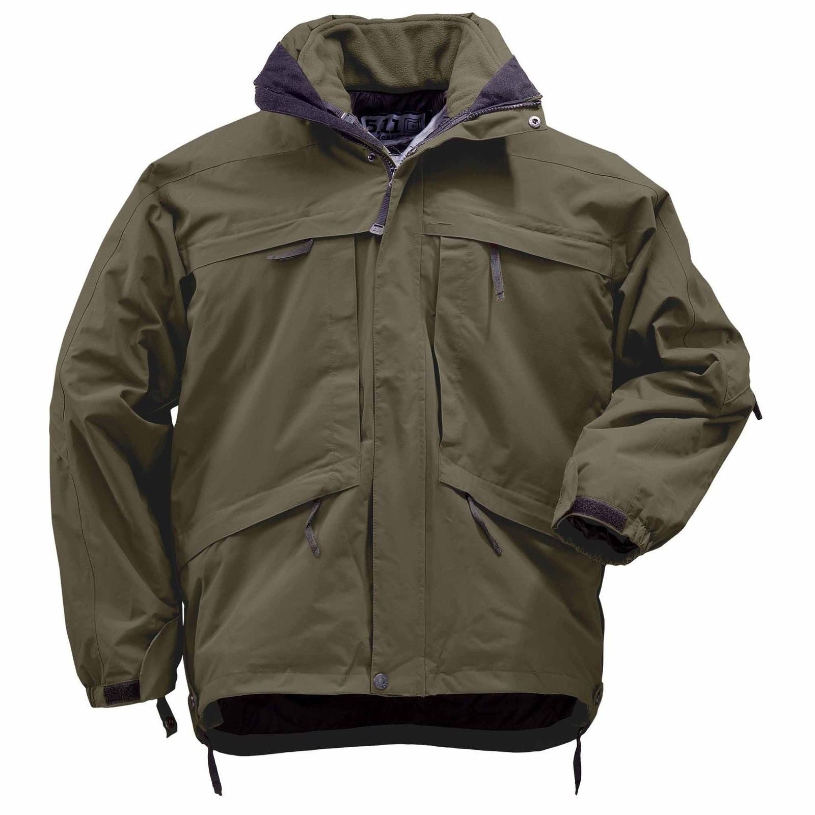 5.11 Tactical Aggressor Parka - Mens CCW Concealed Carry Fleece Lined ...