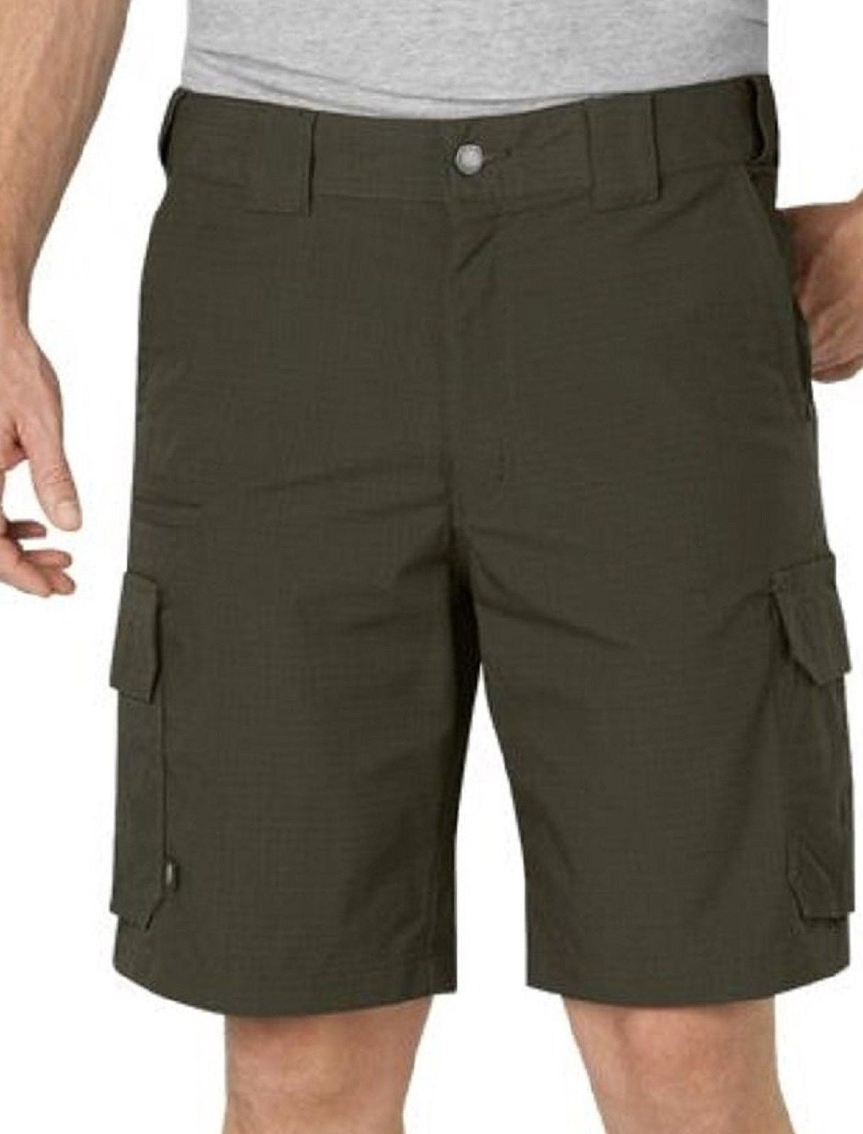 Mens Relaxed Fit Tactical Cargo Shorts - Dickies Stretch Rip-Stop Duty ...