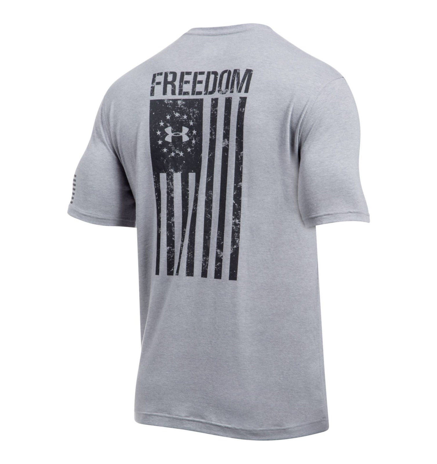 Under Armour Freedom Flag Tee Shirt - UA Men's Tactical Charged Cotton ...