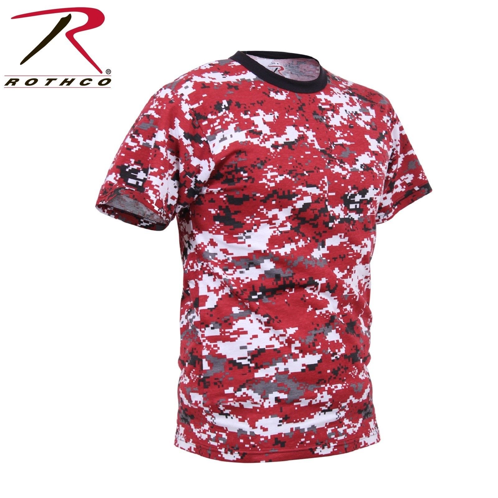 red camouflage t shirt