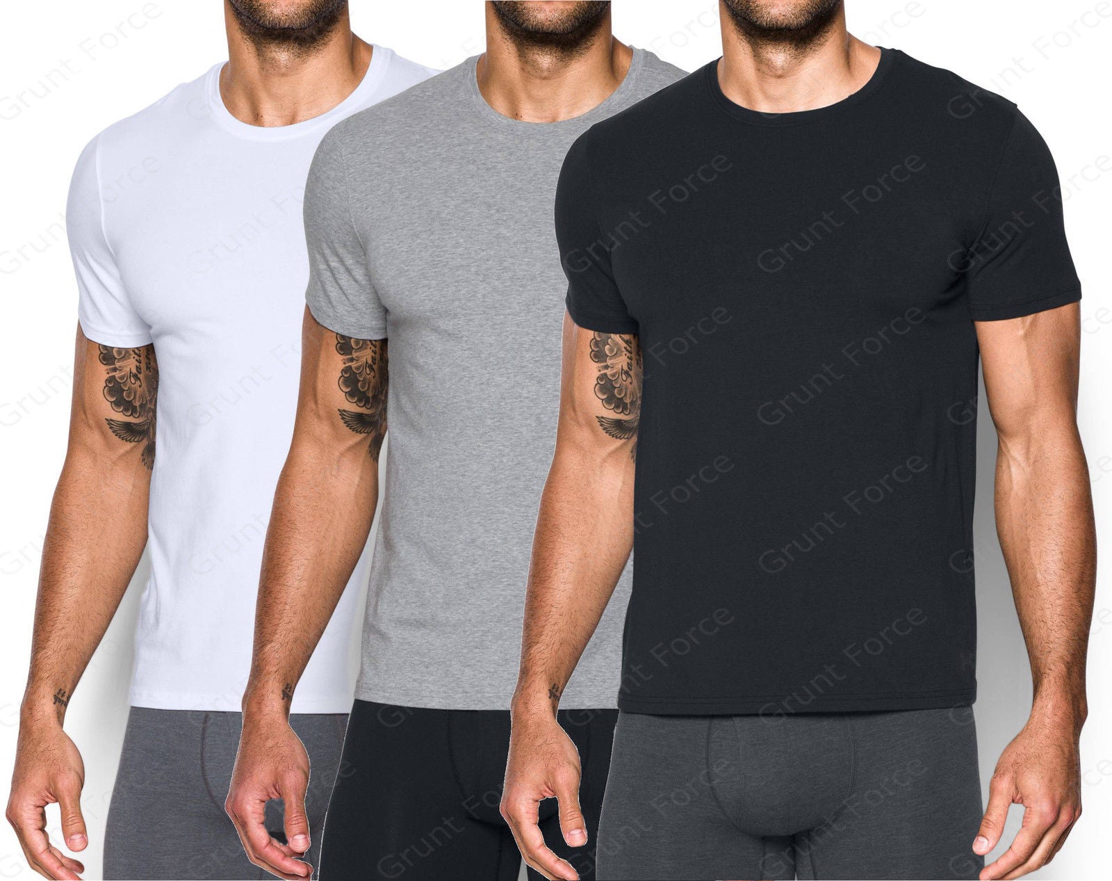 under armour charged cotton crew undershirt