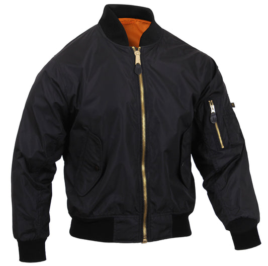 Mens MA1 Flight Jacket - Navy Blue MA1 Bomber Jacket Original by FJackets