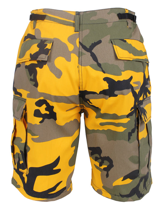 Men's Vintage City Camouflage Utility Cargo Shorts - Black and White C –  Grunt Force