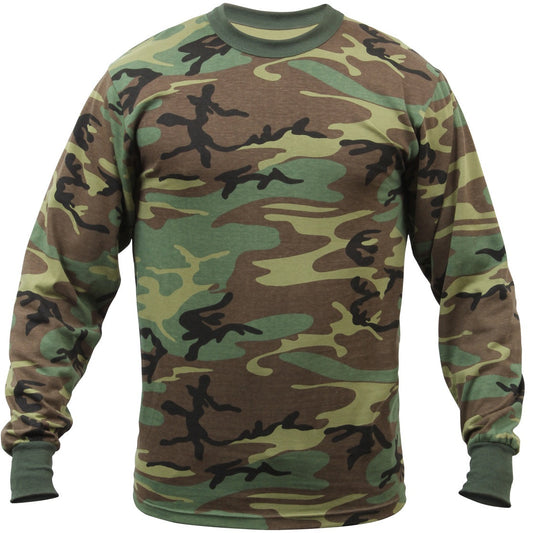 The Hundreds Stanley Long Sleeve Shirt (woodland camo)