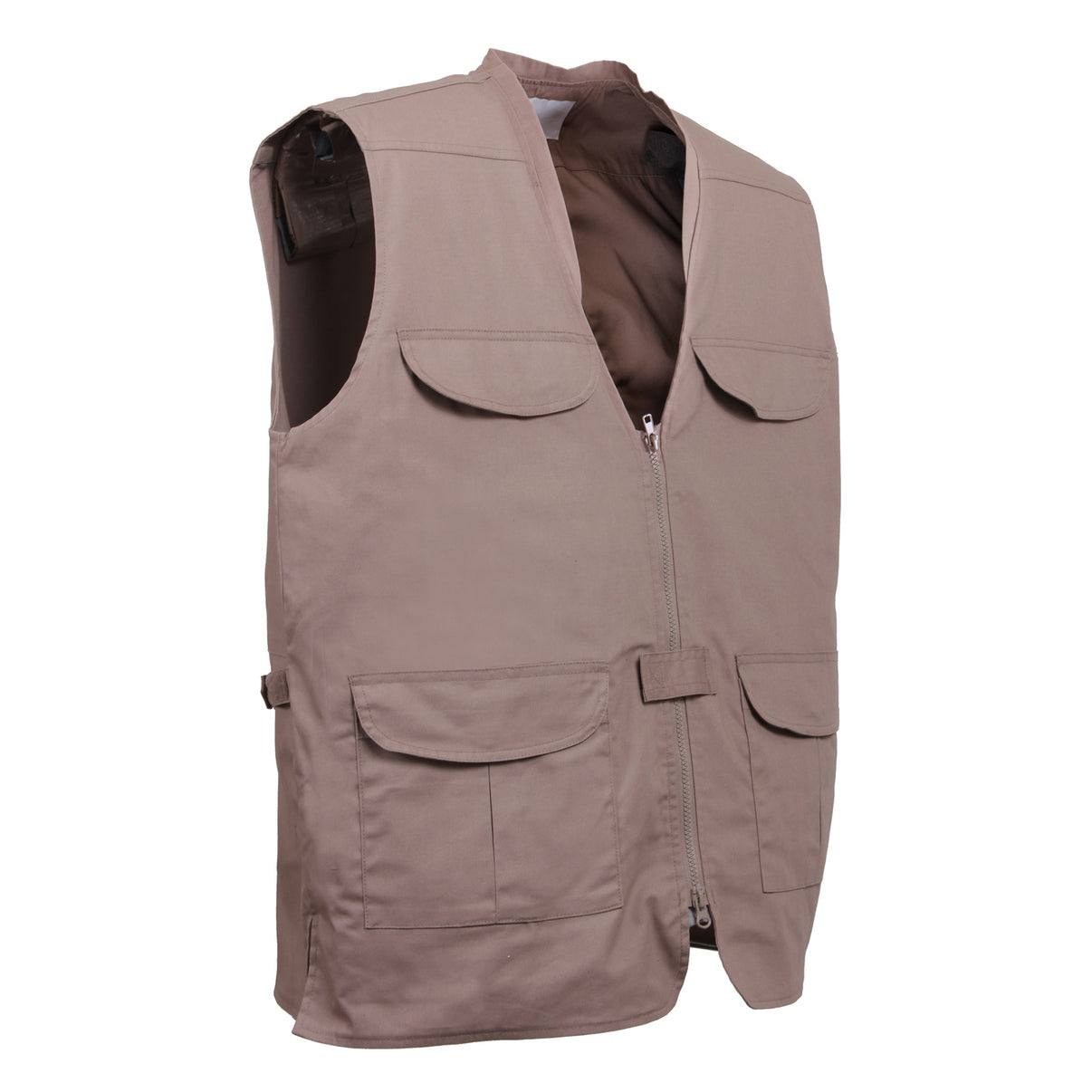 Khaki Lightweight Concealed Carry Vest - Rothco Ambidextrous CCW Tacti ...