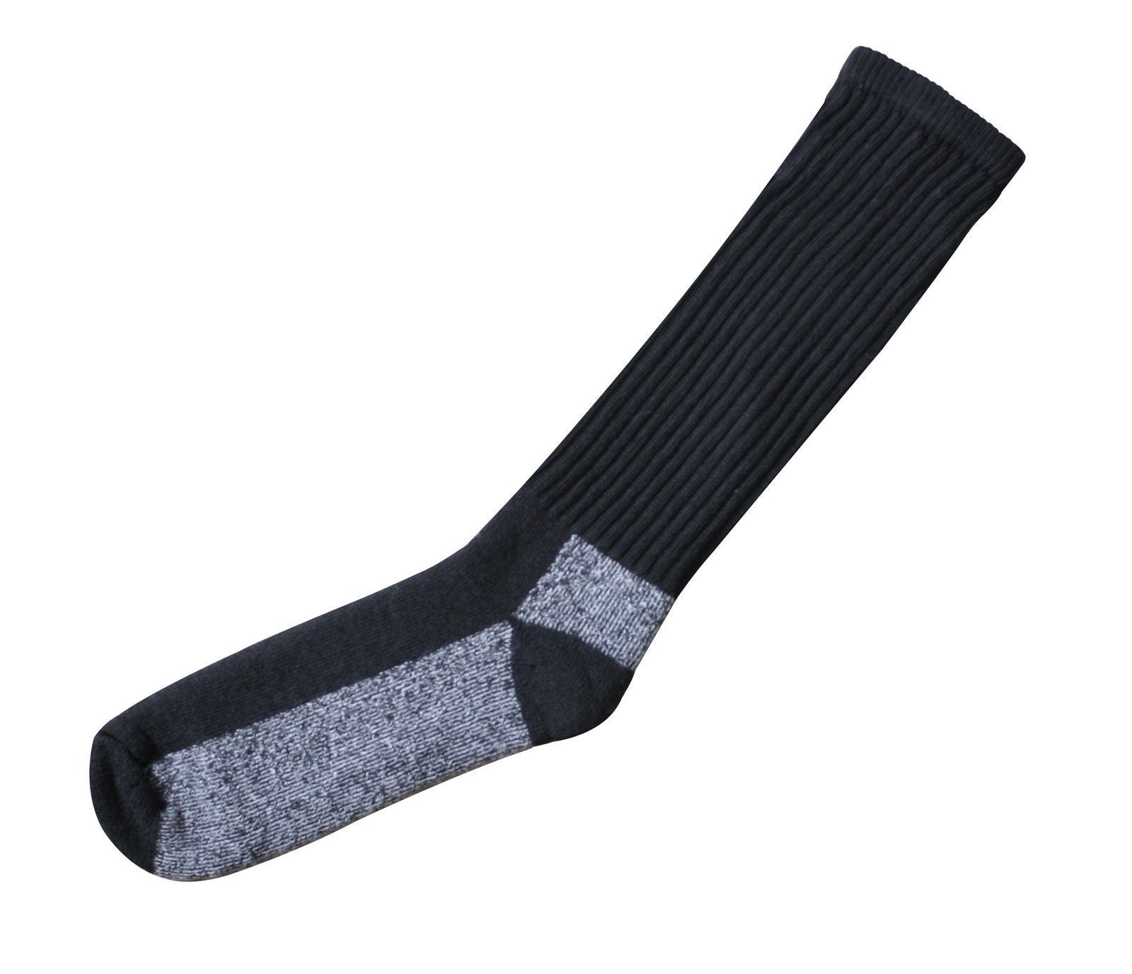 Merino Wool Chukka Boot Sock - Black Or Desert Sand - Wicks Away Moist ...