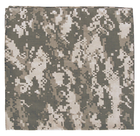 100% Cotton Camouflage Bandanas - 22