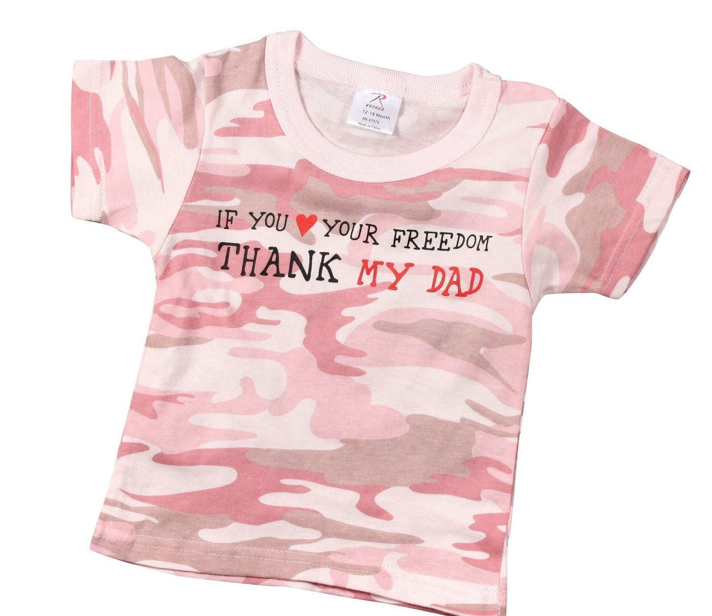 Baby Camouflage Shirt T-Shirt Infant Clothing Tee Rothco Pink or Camo ...