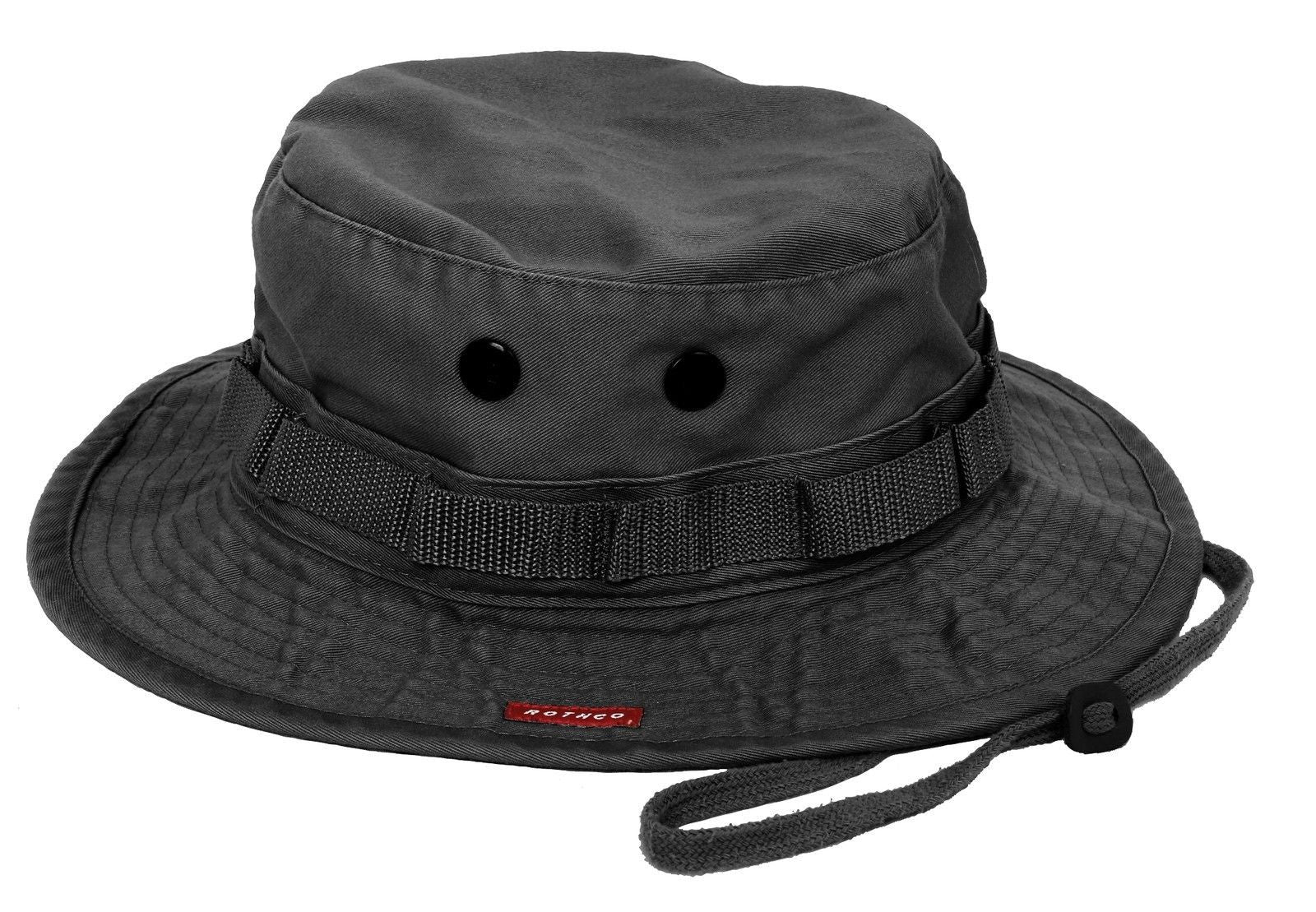 Панама Boonie hat черная. Rothco панамы мужские. Rothco Boonie hat. Черная тактическая Панама Rothco.