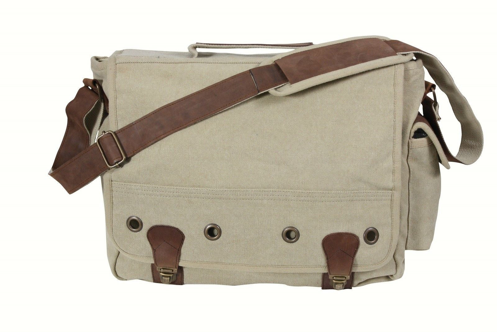 Vintage Trailblazer Laptop Bags - Canvas & Leather Professional Should ...