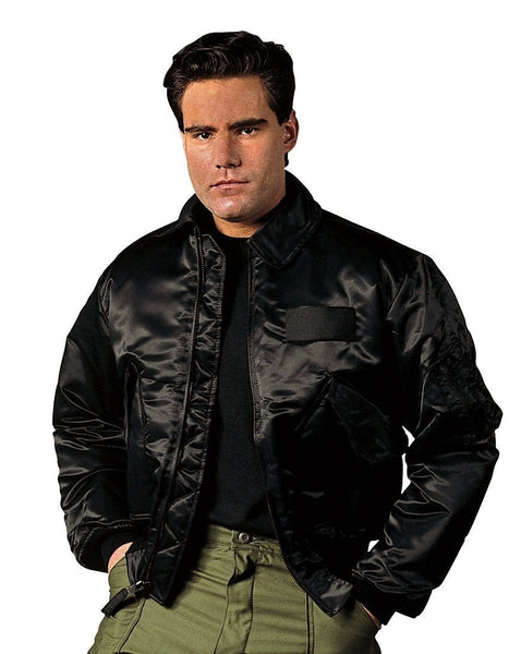 Men's Military CWU-45P Flight Jacket - Black Or Sage Green Tactical Wi ...