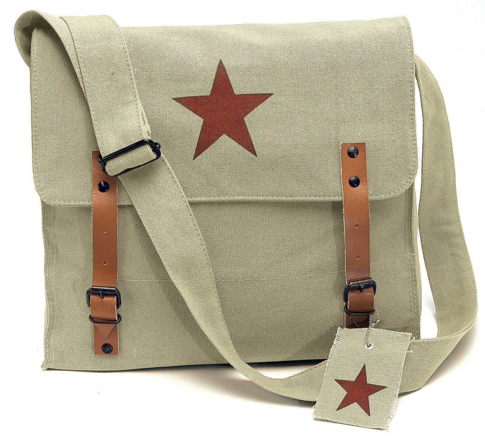 Vintage Canvas Messenger Bags - Stylish Medic Shoulder Bags w/ Leather – Grunt Force