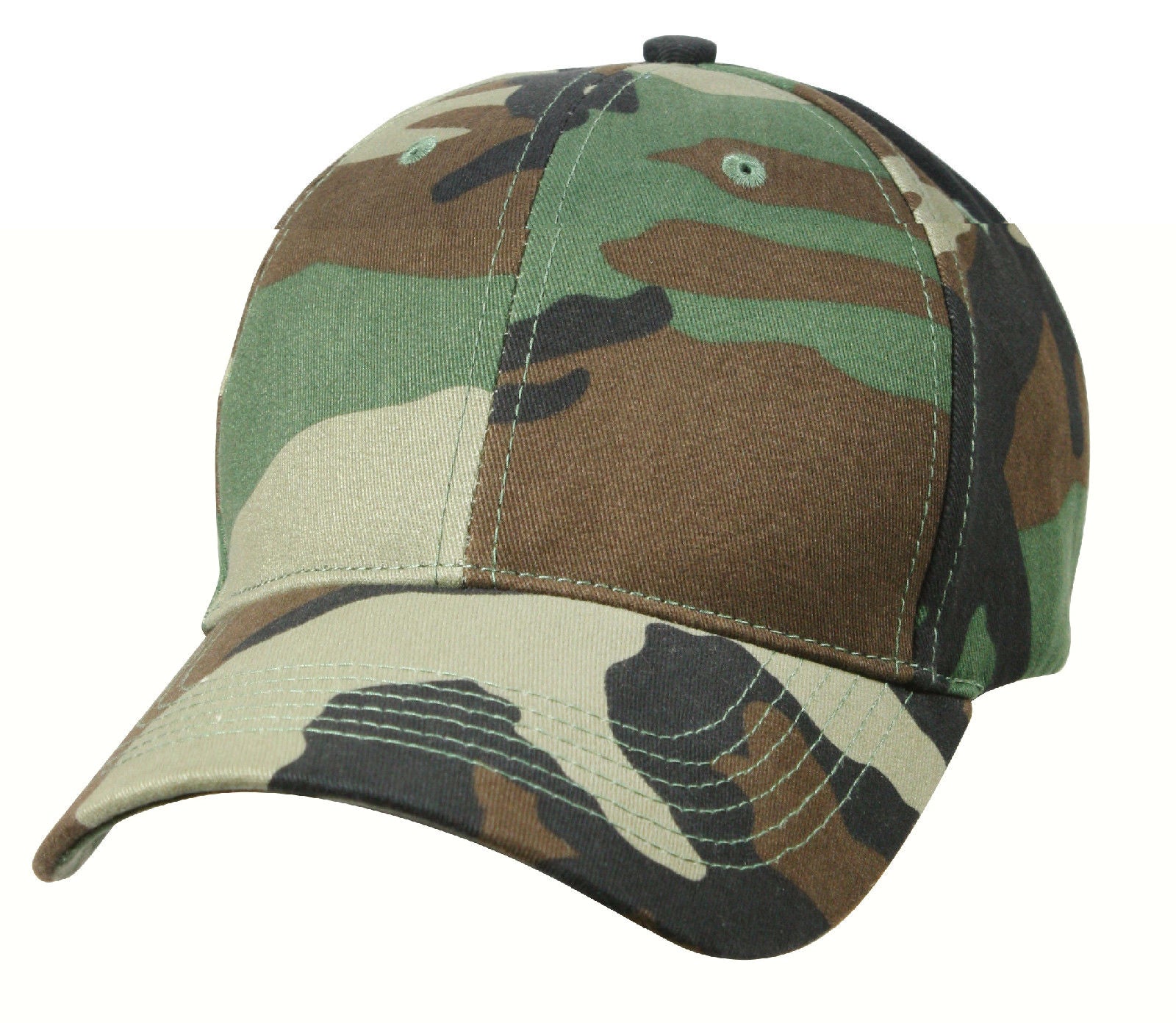 Kids Low Profile Baseball Hats - Caps Available In Woodland Camo And A ...