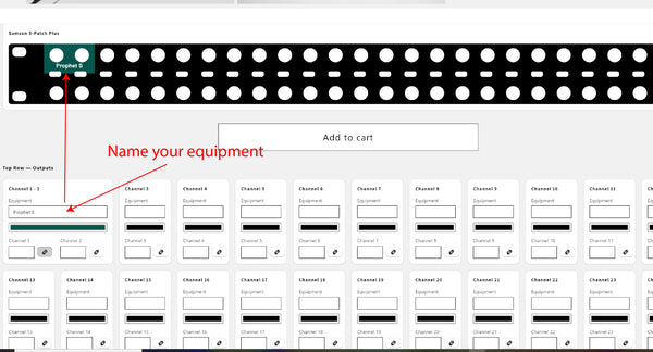 Label equipment on your patchbay