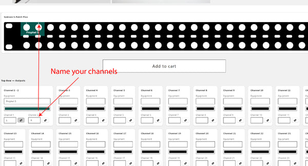 Label your patch bay channels