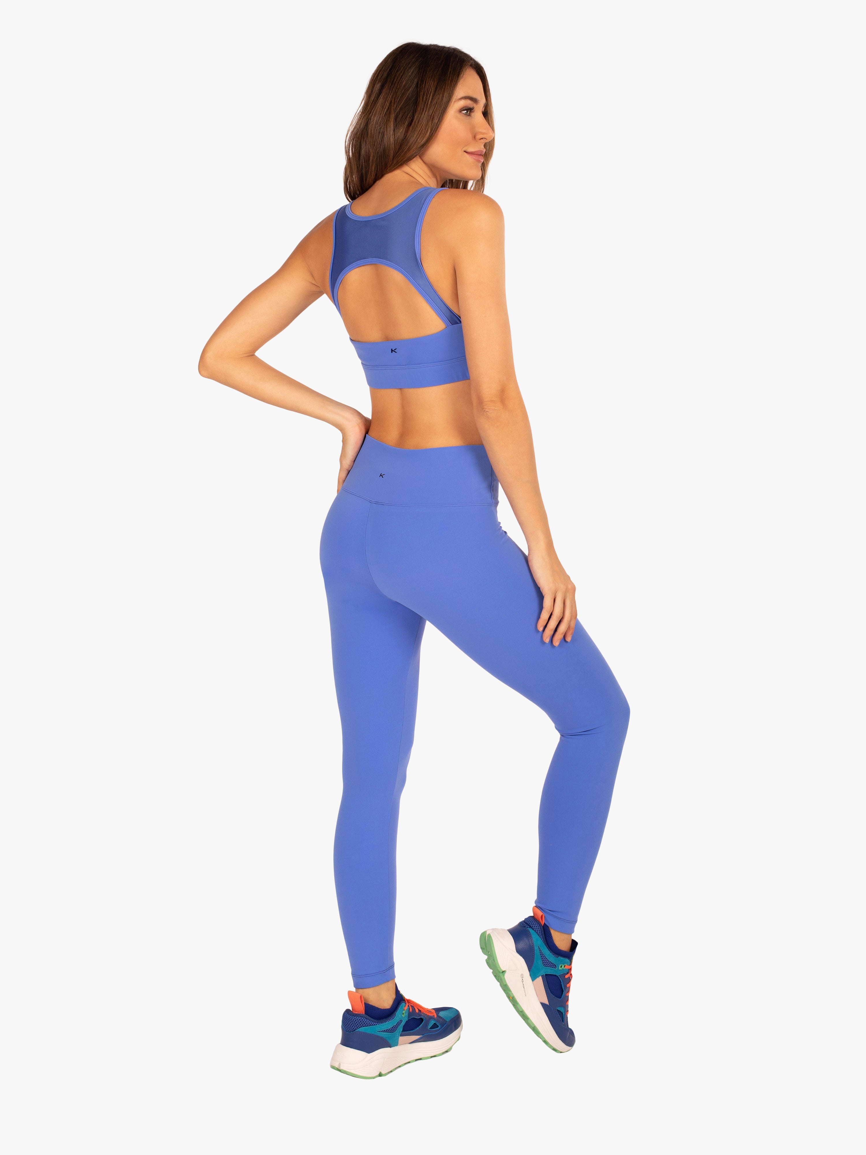 Exceed High Rise Blackout Legging - Amparo Blue