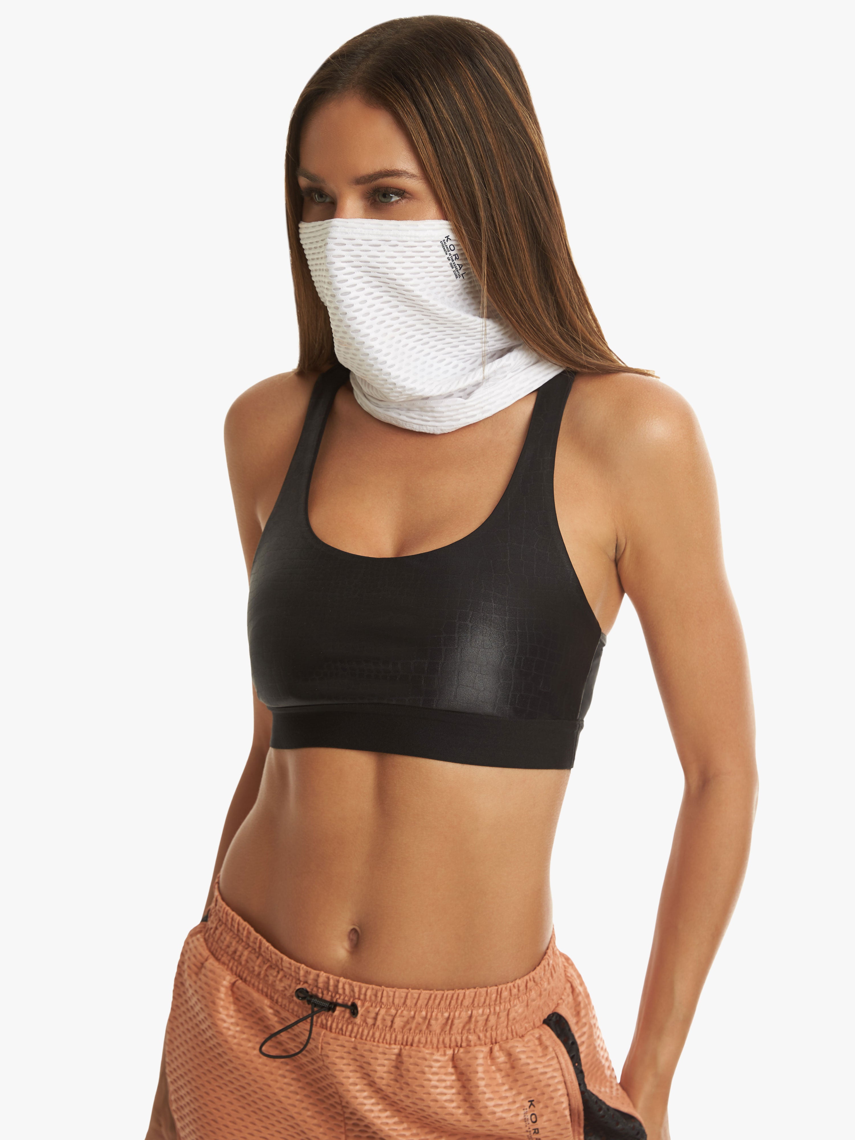 turtle neck sports bra