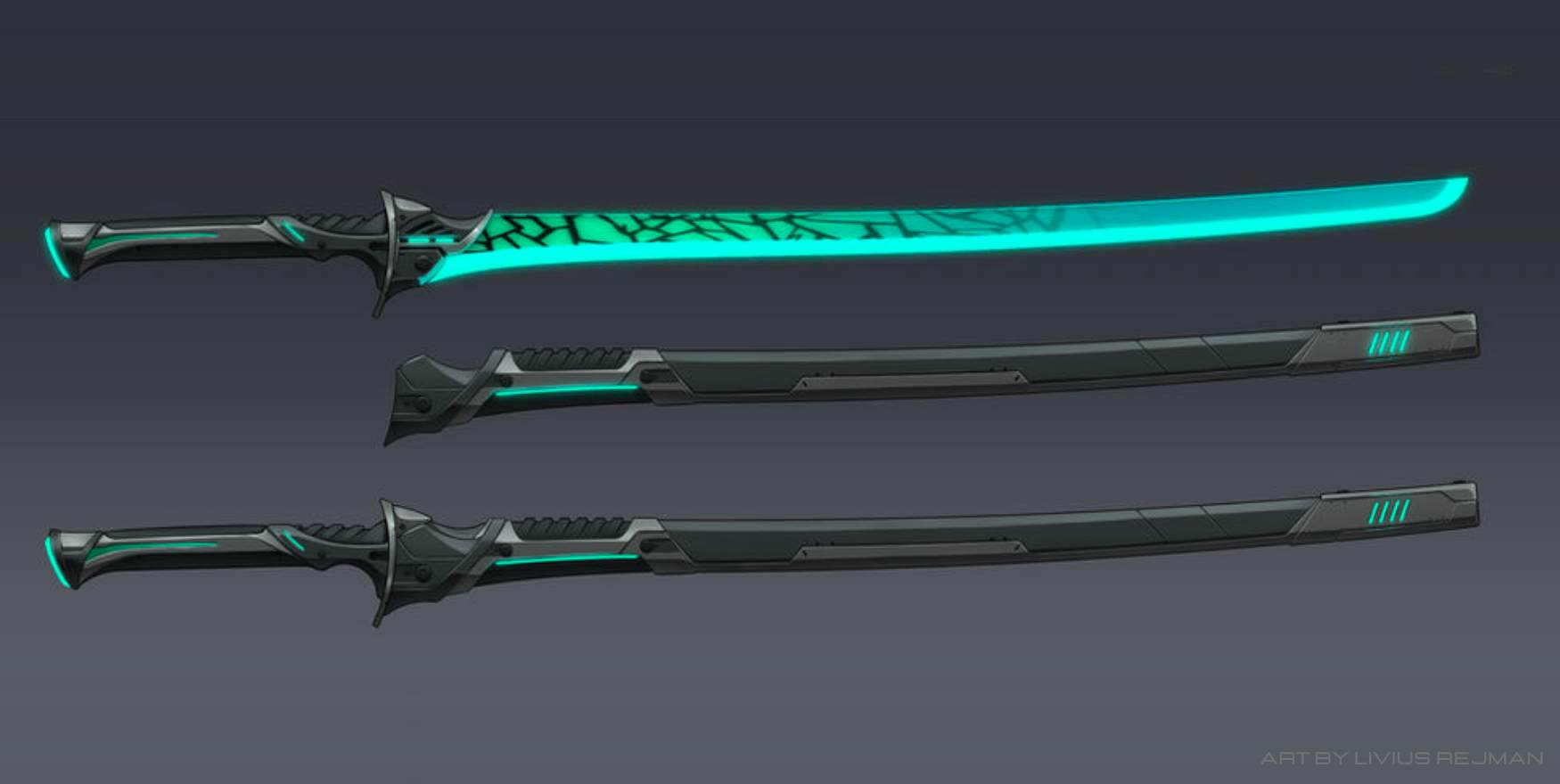 energy blade katana