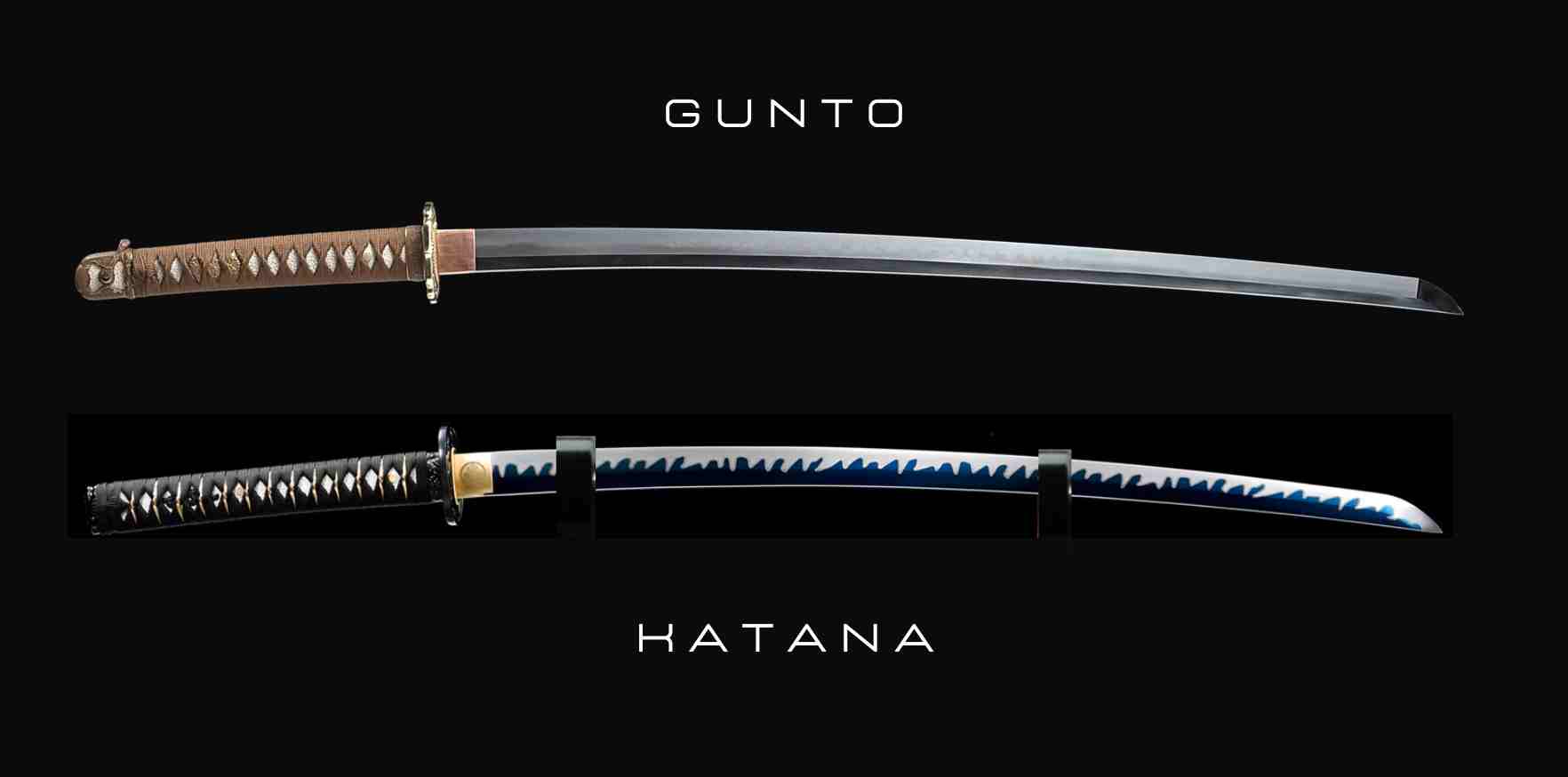 gunto sword vs katana