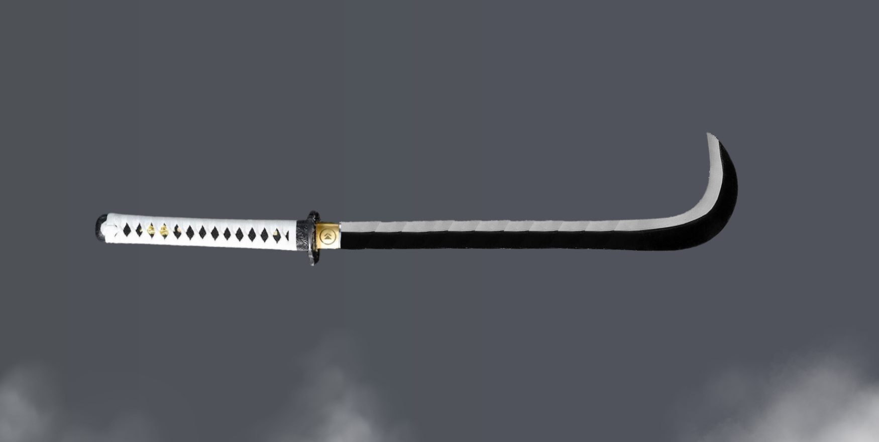 katana accroché