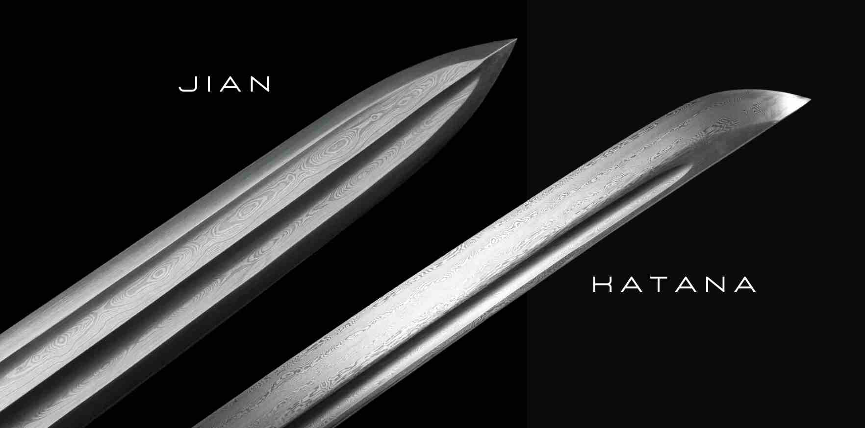 katana blade vs jian blade