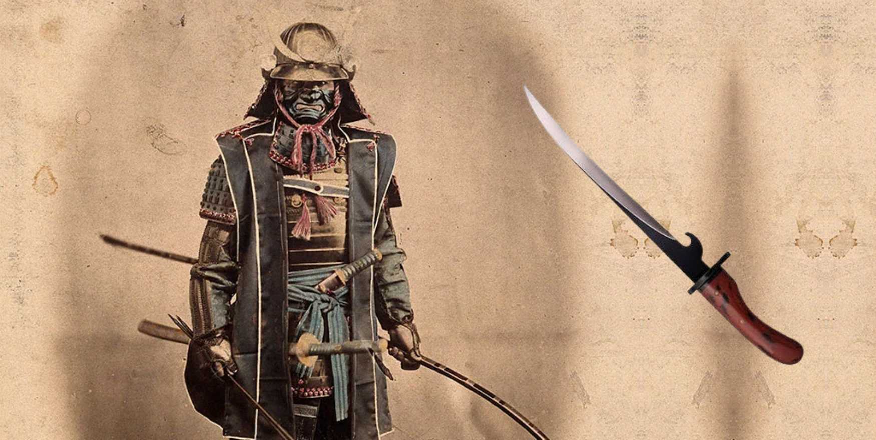 samurai holding a kabutowari