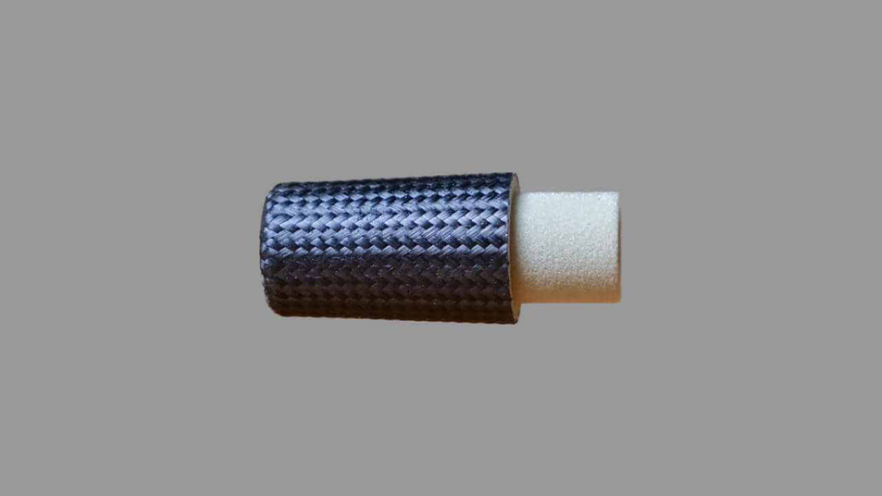 7.5 Full Wells Fly Grips Inlet, Carbon Fiber Grips