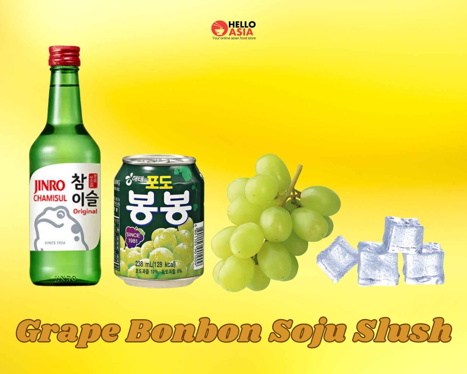 Grape Bonbon Soju Slush