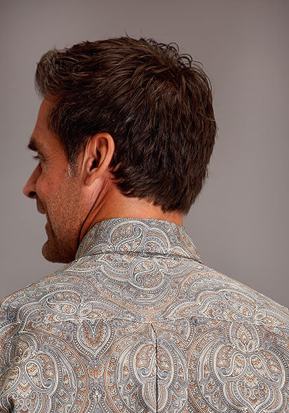 Stetson Men's ICE PAISLEY WESTERN SNAP SHIRT