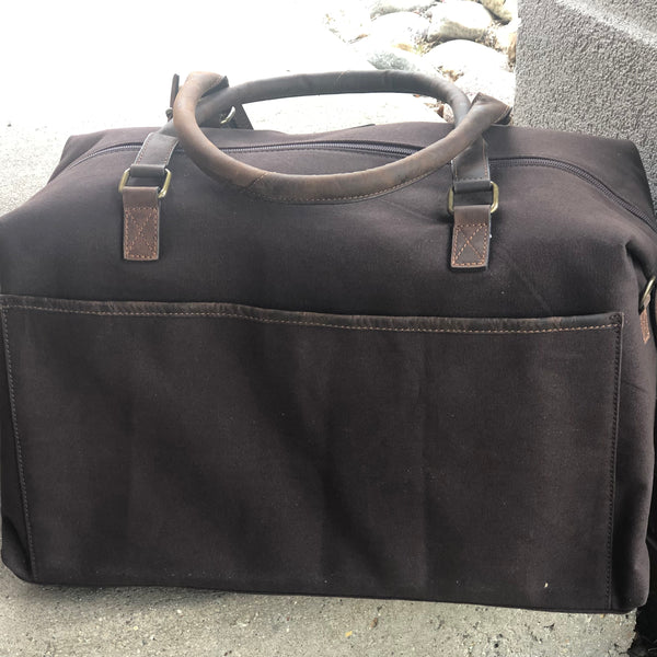 STS Ranchwear Grey Canvas Duffle Bag