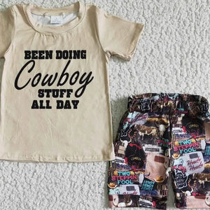 Baby Boy's Cowboy Stuff Outfit - Branded Country Wear - Baby Boy Stuff