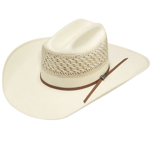 Twister Men's 20X Ivory Tan Shantung Straw Western Hat