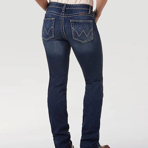 Wrangler Women's Dark Dynasty Ultimate Riding Q-Baby Jeans