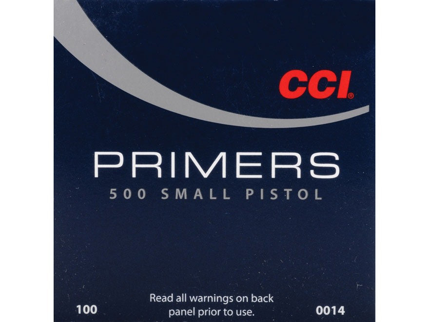 CCI Small Pistol Primers #500 (100pk)