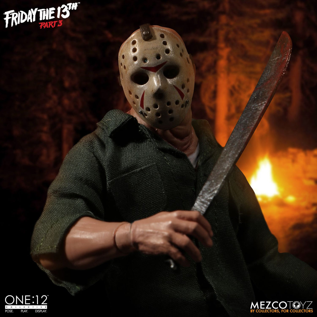 Jason Voorhees Mezco Toys One12 Friday The 13th Part 3 Action Figure 7414